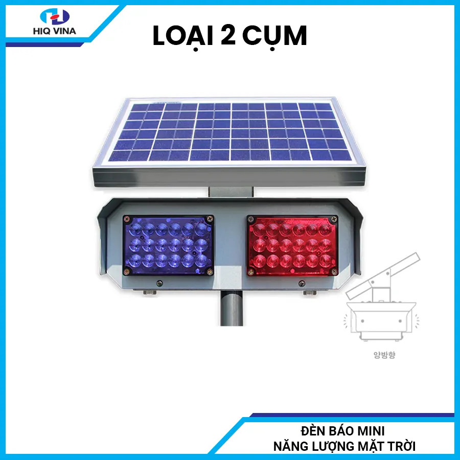 Đèn báo mini năng lượng mặt trời