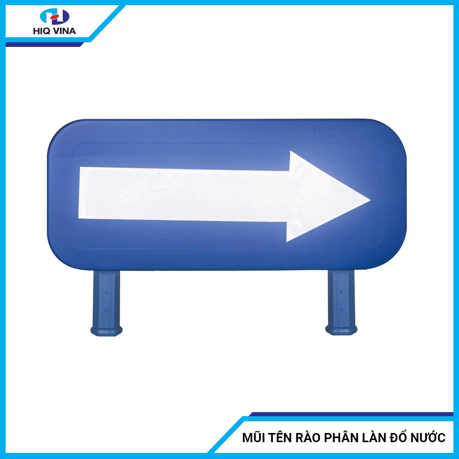 Mũi tên rào phân làn đổ nước