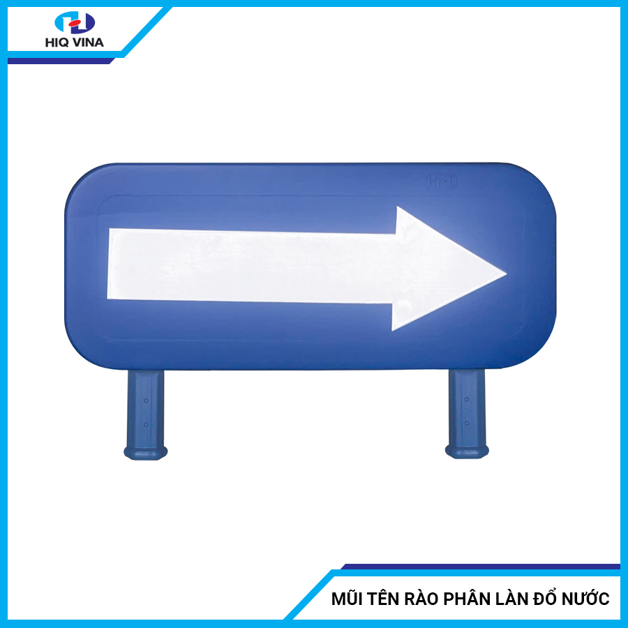 Mũi tên rào phân làn đổ nước