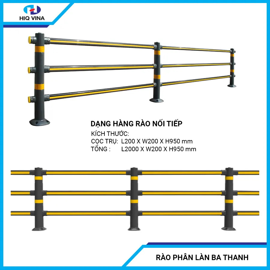 Rào phân làn ba thanh