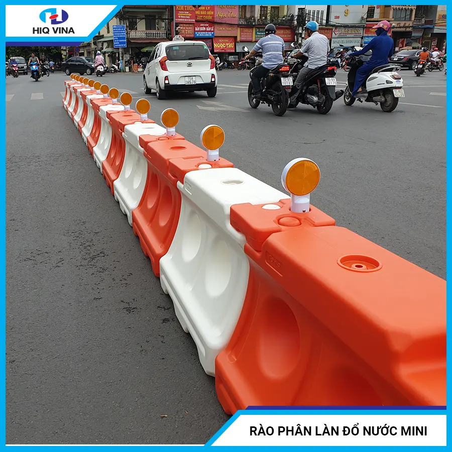 Rào phân làn đổ nước mini