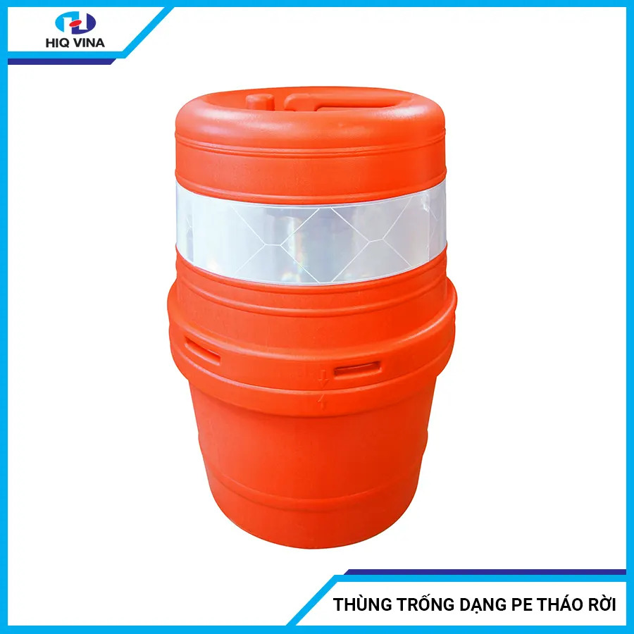 Thùng trống PE dạng tháo rời